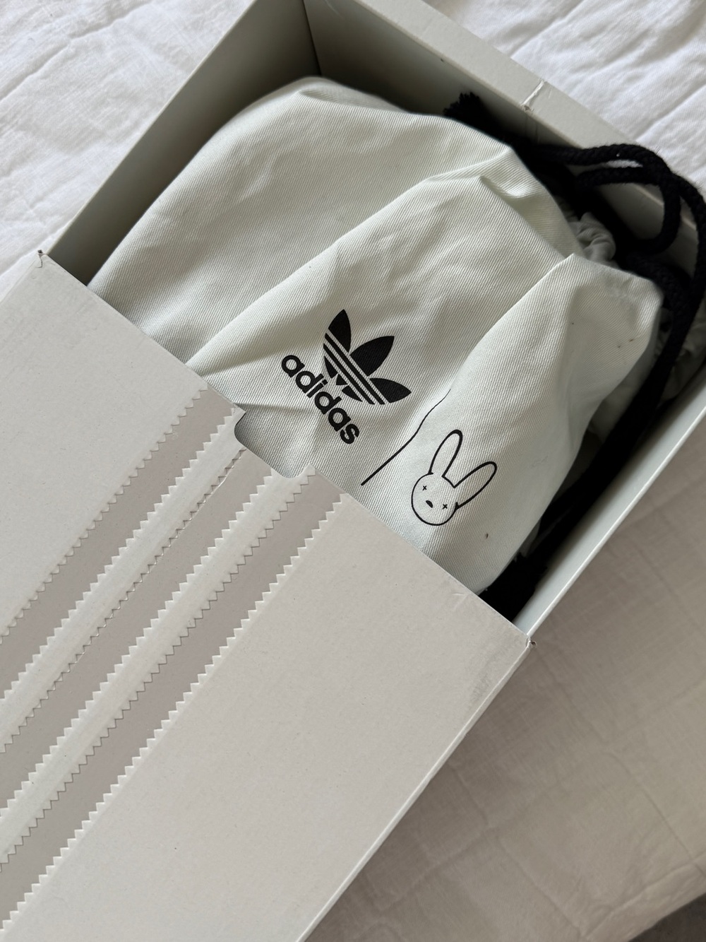 adidas x Bad Bunny Women’s Cream & Brown Suede Sneakers - Picture 2 of 6